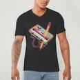 80s 90s Retro Halloween's Party Costume Nostalgia Cassette Men's V-Neck T-Shirt