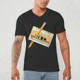 80's 90's Retro Music Party Costume Nostalgia Cassette Men's V-Neck T-Shirt