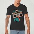 80s 90s Retro Party Costume Nostalgia Boombox Music Hip Hop Men's V-Neck T-Shirt