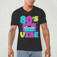 80's Vibe Retro Style Cassette Tape Nostalgia 1980s Party Men's V-Neck T-Shirt 80's Vibe Retro Style Cassette Tape Nostalgia 1980s Party Men's V-Neck T-Shirt