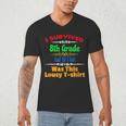 8th Grade Graduation Boys Girls Grad Education Men's V-Neck T-Shirt