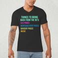 90's Lover Nineties 1990's Born Nostalgia Politics Men's V-Neck T-Shirt