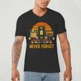 90s Nostalgia Never Forget Retro Men's V-Neck T-Shirt
