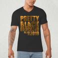 African American Girl Graduation Shirt Senior 2019 Men's V-Neck T-Shirt