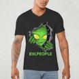 Alien Face Ew People UFO Introvert Meme Men Women Kids Men's V-Neck T-Shirt Alien Face Ew People UFO Introvert Meme Men Women Kids Men's V-Neck T-Shirt