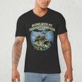 Alone With My Thoughts And Rod Introvert Fishing Antisocial Men's V-Neck T-Shirt Alone With My Thoughts And Rod Introvert Fishing Antisocial Men's V-Neck T-Shirt