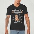 Anatomy Of A Cavapoo Dog Cavapoo Owner Cavapoo Dad Men's V-Neck T-Shirt