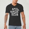 Anti Social Dads Club Dad Life Father's Day Men's V-Neck T-Shirt