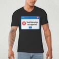 Anti Social Introvert Social Interaction Not Supported Men's V-Neck T-Shirt Anti Social Introvert Social Interaction Not Supported Men's V-Neck T-Shirt
