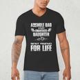 Asshole Dad And Smartass Daughter Best Friend For Life Shirt Men's V-Neck T-Shirt