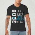 Athletic Trainer Eat Sleep Tape Ankles Graduation Men's V-Neck T-Shirt