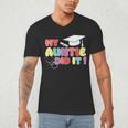 My Auntie Did It Aunt Graduation Nurse Doctor Aunt Graduated Men's V-Neck T-Shirt