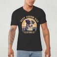 Aussie DAD Australian Shepherd Men's V-Neck T-Shirt Aussie DAD Australian Shepherd Men's V-Neck T-Shirt