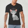 Bachelor Master Cats Graduation 2026 Graduate Men's V-Neck T-Shirt