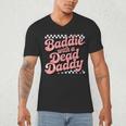 Baddie With A Dead Daddy Men's V-Neck T-Shirt