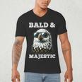 Bald & Majestic Sexy Bald Guy Dad Men's V-Neck T-Shirt