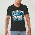 Band Senior Sister Class Of 2026 Senior Band Graduation Men's V-Neck T-Shirt