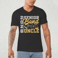 Band Senior Uncle Class Of 2026 Graduation Graduate Men's V-Neck T-Shirt