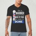 Barber Stylist Barber College Graduation Men's V-Neck T-Shirt