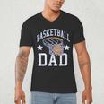 Basketball Dad Coach Sports Fan Men's V-Neck T-Shirt Basketball Dad Coach Sports Fan Men's V-Neck T-Shirt