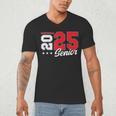 Basketball Senior Night Basketball Senior 2025 Graduation 79 Men's V-Neck T-Shirt