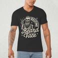 Bearded Dad Daddy Papa Father’s Day Resting Beard Face Men's V-Neck T-Shirt