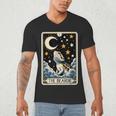 Bearded Dragon Tarot Card Beardie Mom Beardie Dad Men Women Men's V-Neck T-Shirt