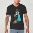 Bernedoodle I Love Dad Tattoo Apparel Dog Dad Dads Men's V-Neck T-Shirt Bernedoodle I Love Dad Tattoo Apparel Dog Dad Dads Men's V-Neck T-Shirt