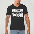 Best Chihuahua Dad Ever t Shirt For Men Dog Father Gift Idea Men's V-Neck T-Shirt