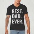 Best Dad EverShirt Men Husband Men's V-Neck T-Shirt