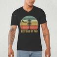 Best Dad By Par Disc Golf Father's Day Men's V-Neck T-Shirt Best Dad By Par Disc Golf Father's Day Men's V-Neck T-Shirt