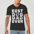Best Dog Dad Ever Shirt Dog Father Men Women Girls Kids Men's V-Neck T-Shirt