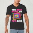 The Best Moms Are 90s Girls 90s Aesthetic Mom Nostalgia Men's V-Neck T-Shirt