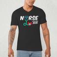 Best Nurse Graduation- RN Nurse Established 2019 LPN Men's V-Neck T-Shirt