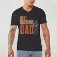 Best Rucking Dad Ruck Backpack Rucksack Workout Rucking Men's V-Neck T-Shirt