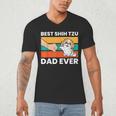 Best Shih Tzu Dad Ever Shih Tzu Men's V-Neck T-Shirt