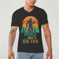 Bigfoot Introvert People Not A Big Fan Retro Sasquatch Men's V-Neck T-Shirt