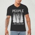 Bigfoot People Not a Big Fan Sasquatch Introvert Men's V-Neck T-Shirt Bigfoot People Not a Big Fan Sasquatch Introvert Men's V-Neck T-Shirt