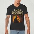 Bigfoot Saturday Morning Nostalgia Men's V-Neck T-Shirt