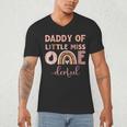 Boho Daddy Of Miss Onederful 1st Birthday Girl Cute Small Men's V-Neck T-Shirt