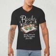 Books That Help Introverts Since 1454 Conversations Men's V-Neck T-Shirt Books That Help Introverts Since 1454 Conversations Men's V-Neck T-Shirt