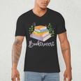 Booktrovert Bookworm Introvert Bibliophile Booktrovert Men's V-Neck T-Shirt Booktrovert Bookworm Introvert Bibliophile Booktrovert Men's V-Neck T-Shirt