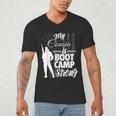 Boot Camp Graduation Military Cousin Support Tee Men's V-Neck T-Shirt