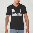 The Bridefather Father Of Bride Dad Wedding Rehearsal Dinner Men's V-Neck T-Shirt