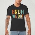 Bruh We Out 3rd Graders Third Grade Graduation Men's V-Neck T-Shirt
