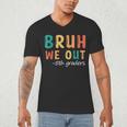 Bruh We Out 5th Graders Fifth Grade Graduation Men's V-Neck T-Shirt