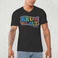 Bruh We Out Seniors End Of School Student Graduation Class Men's V-Neck T-Shirt