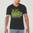 Bsc Completed Bachelor Of Science Graduation 2025 Men's V-Neck T-Shirt