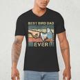 Budgie Dad Bird Lover Father Animal Enthusiast Bird Guy Men's V-Neck T-Shirt