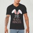 Bunny Dad Of The Birthday Princess Matching Family Men's V-Neck T-Shirt